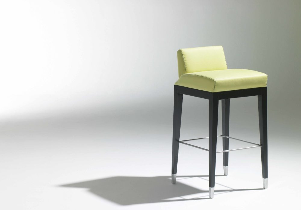 chaise haute design vert cuir Soca George Karam