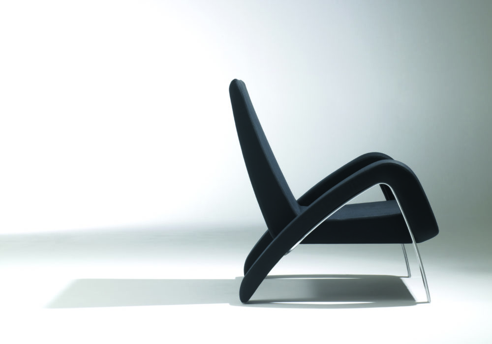 fauteuil design noir Soca